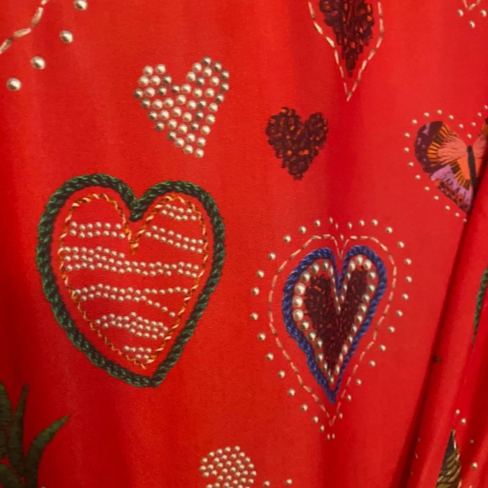 Anthropologie x Farm Rio Heart Midi Shirtdress - Picture 4 of 4